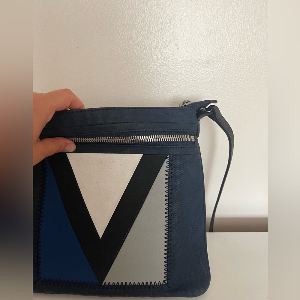 LOUIS VUITTON Genoa Marine Shoulder Bag LV cup Navy blue FL0047 crossbody - Picture 3 of 13